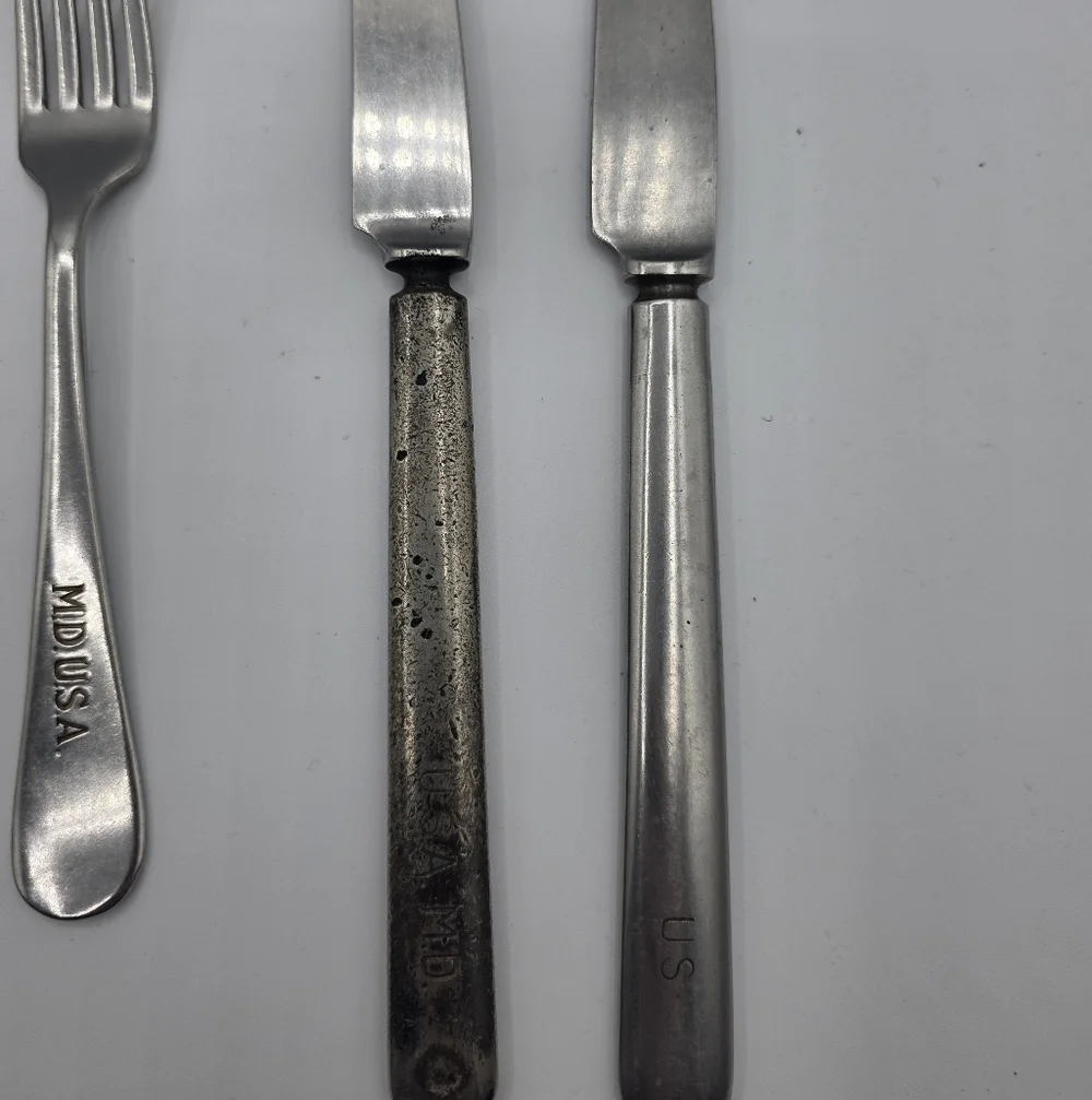 MD USA Military Medical Fork By WALLCO STAINLESS Forks Collectable